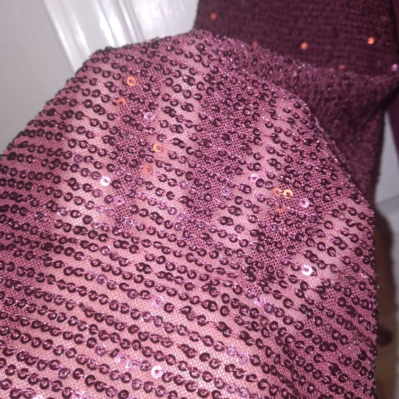 Sequin sweater long sleeve blouse - Picture 3 of 5